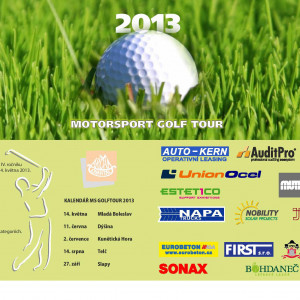 První turnaj Motorsport golf tour 2013